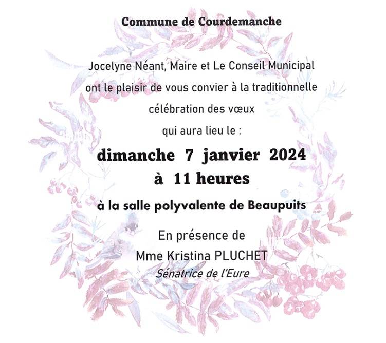 invitation voeux 2024 2